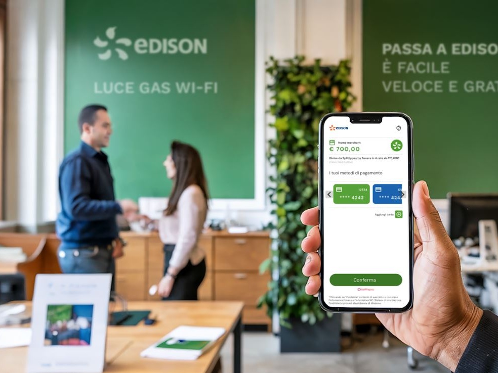 Edison Energia e Avvera insieme per rendere l’efficienza energetica più accessibile grazie a Splittypay