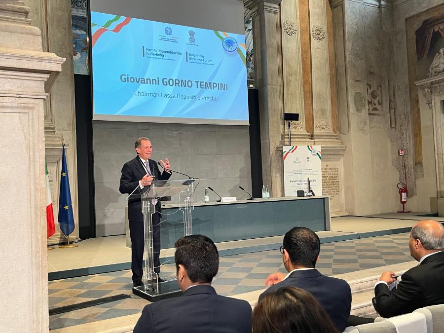 CDP al Forum Italia-India, progetti e strumenti finanziari a favore delle imprese