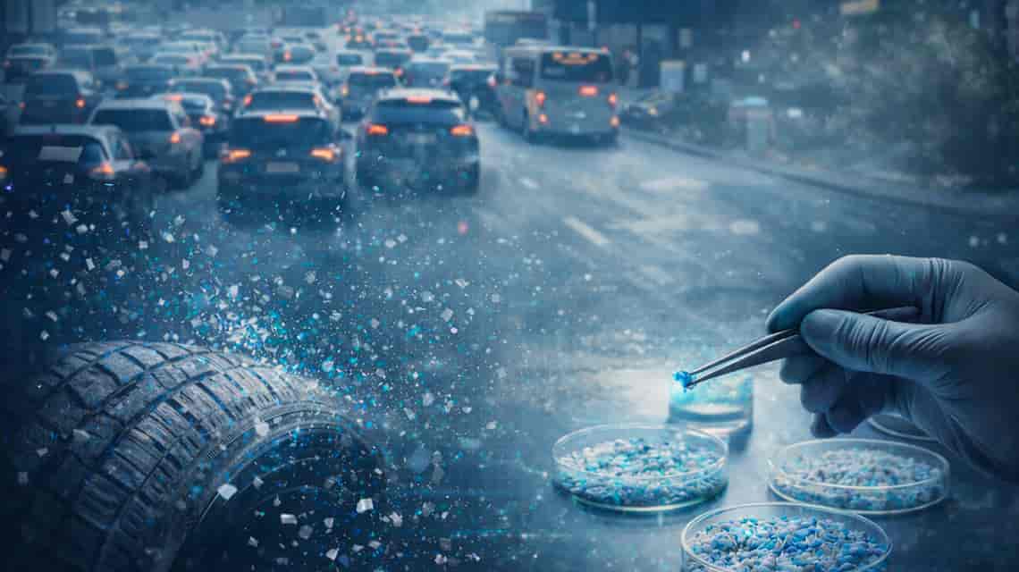 ENEA studia l’inquinamento dell’aria da microplastiche degli pneumatici
