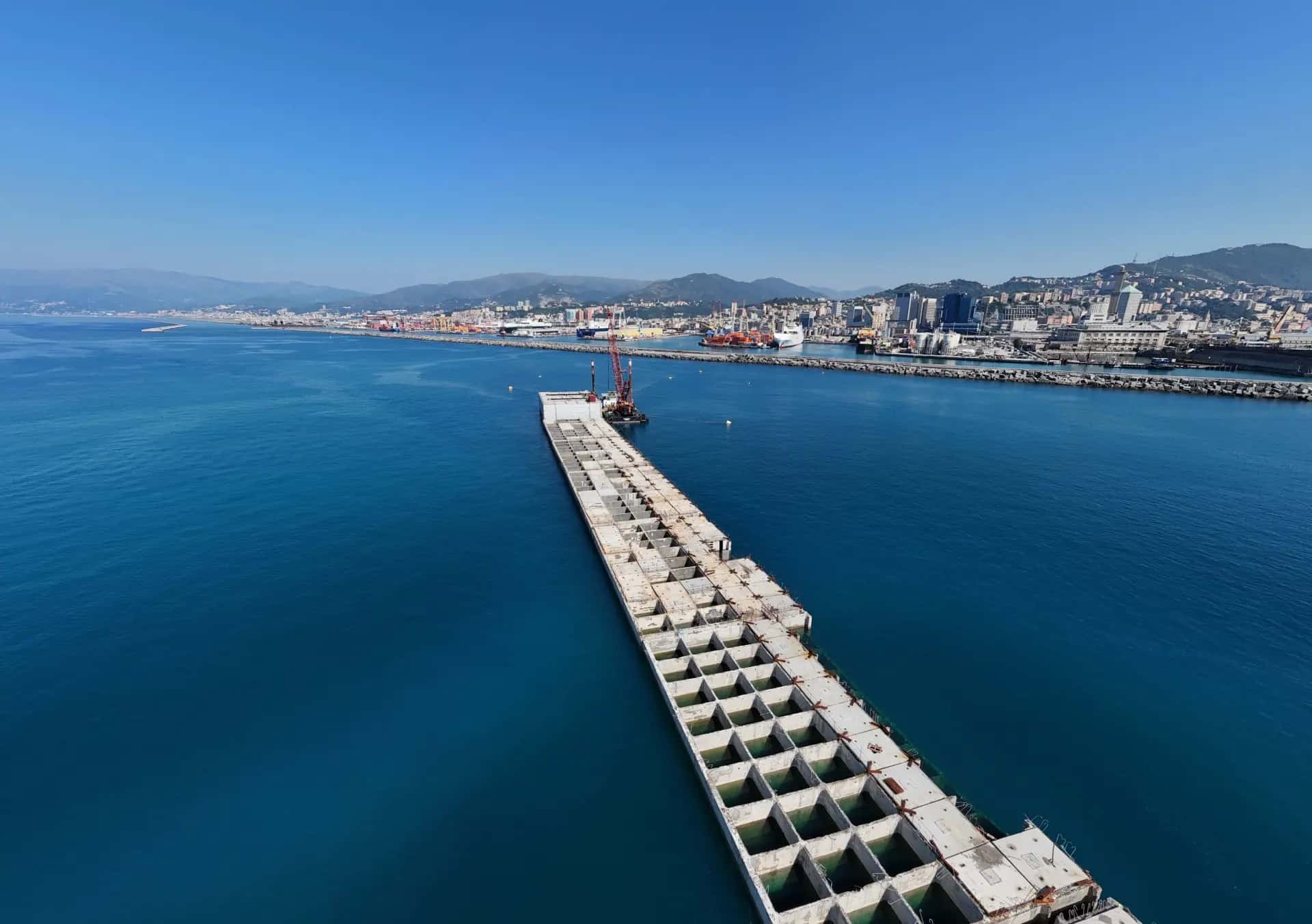 Webuild: posizionato il dodicesimo cassone della Nuova Diga Foranea