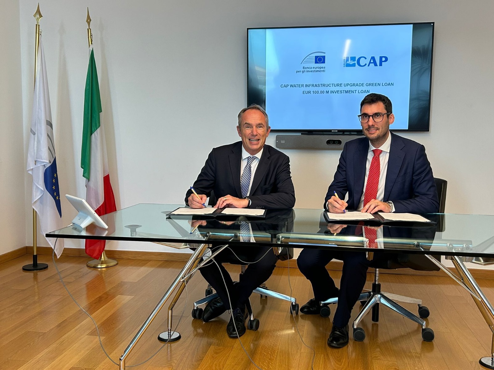 BEI finanzia con 100 milioni di euro Gruppo CAP