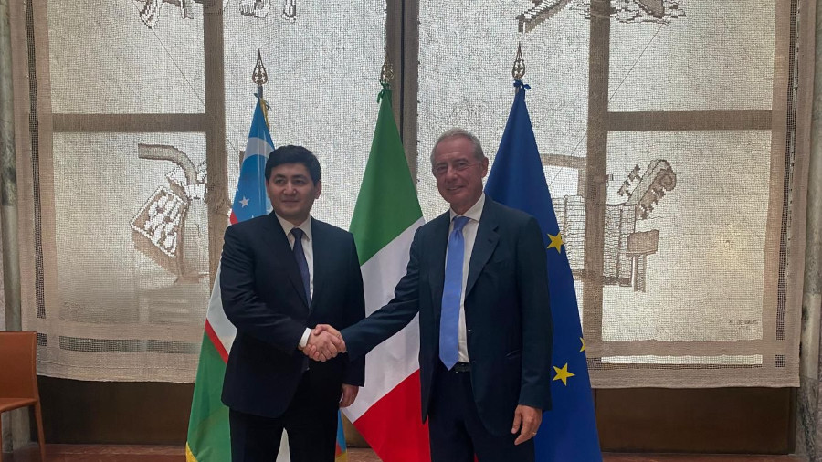 Italia-Uzbekistan: Urso incontra il Ministro delle Risorse Minerarie uzbeko Islamov