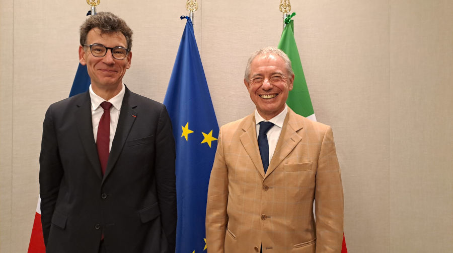 Spazio: incontro Urso-Baptiste su partnership Italia-Francia
