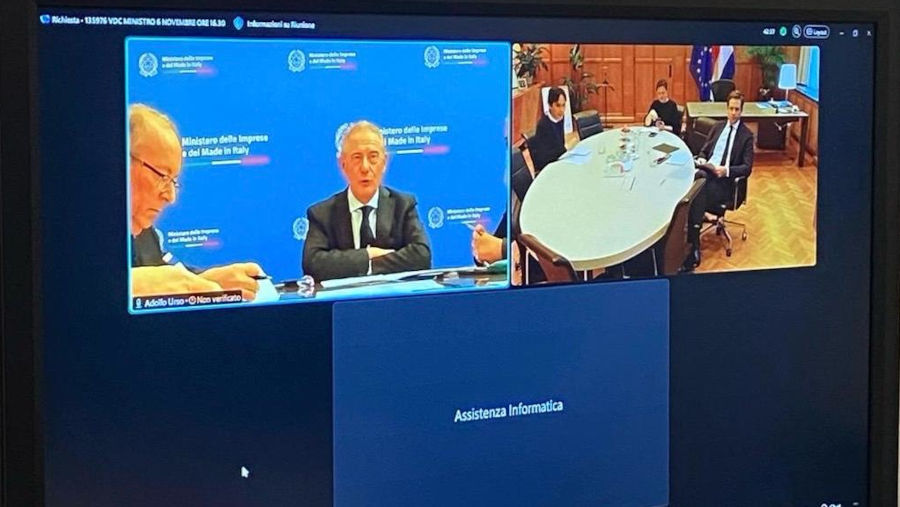 Semiconduttori: Urso incontra il ministro olandese Karremans