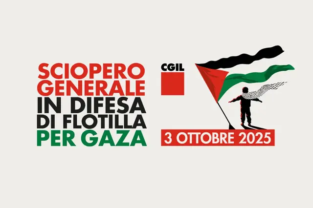 Cgil: venerdì 3 ottobre sciopero generale in difesa di Flotilla