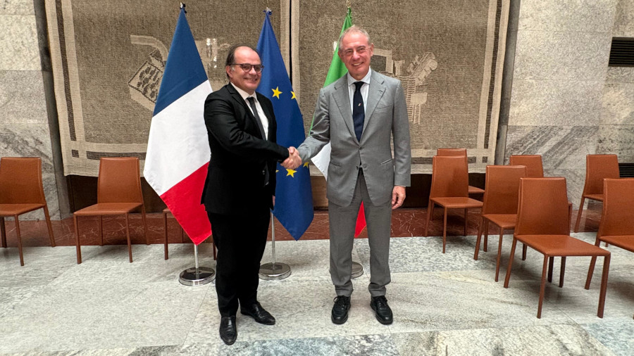 Italia-Francia: Urso incontra segretario generale Eliseo Moulin