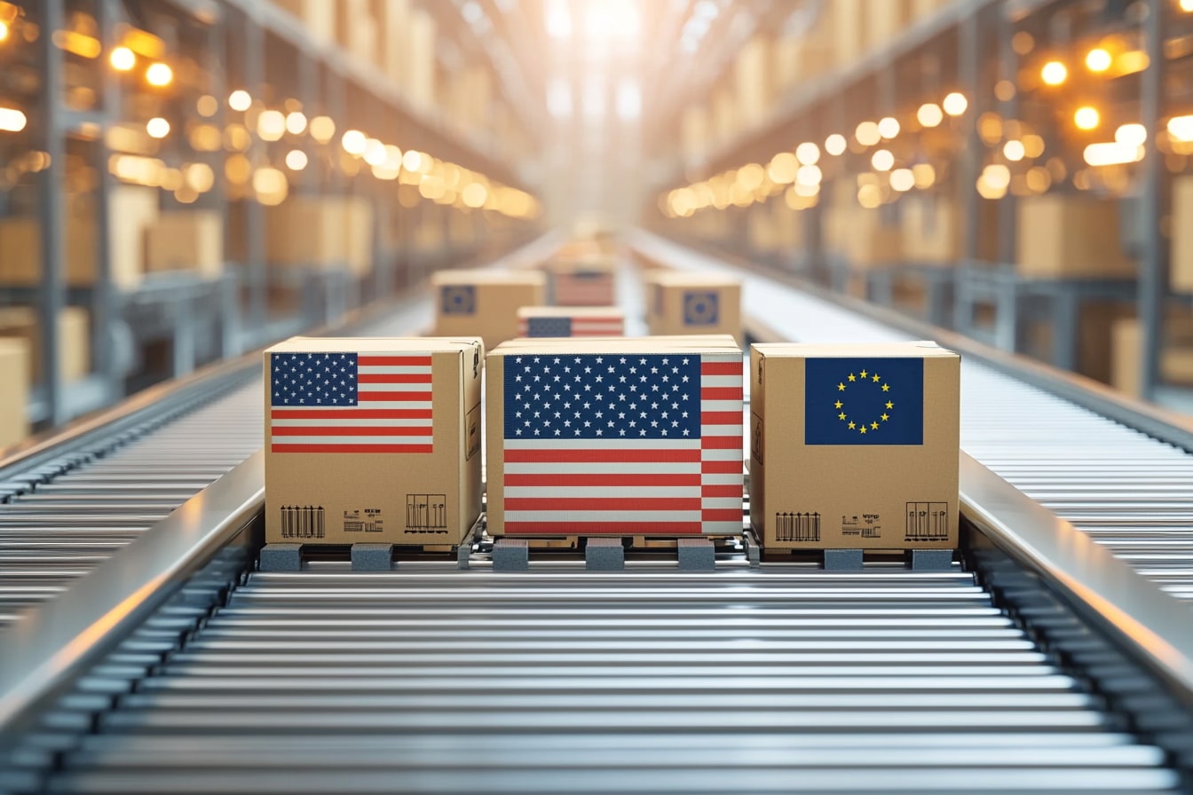 Allarme BCE: dazi USA mettono a rischio 1 punto di PIL dell’Eurozona