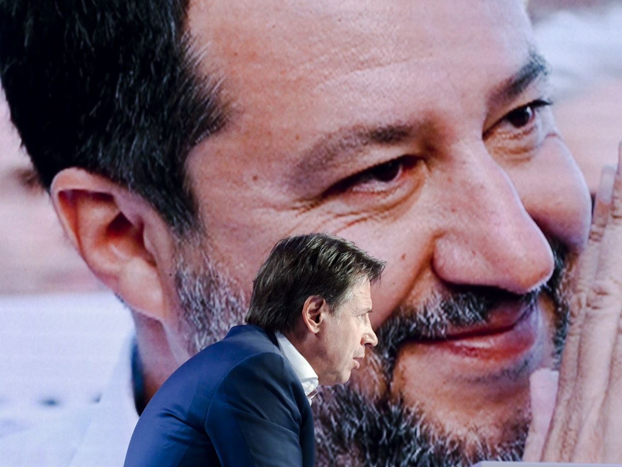 Il centro-destra e il centro-sinistra alle prese con i 'frenatori' Salvini e Conte
