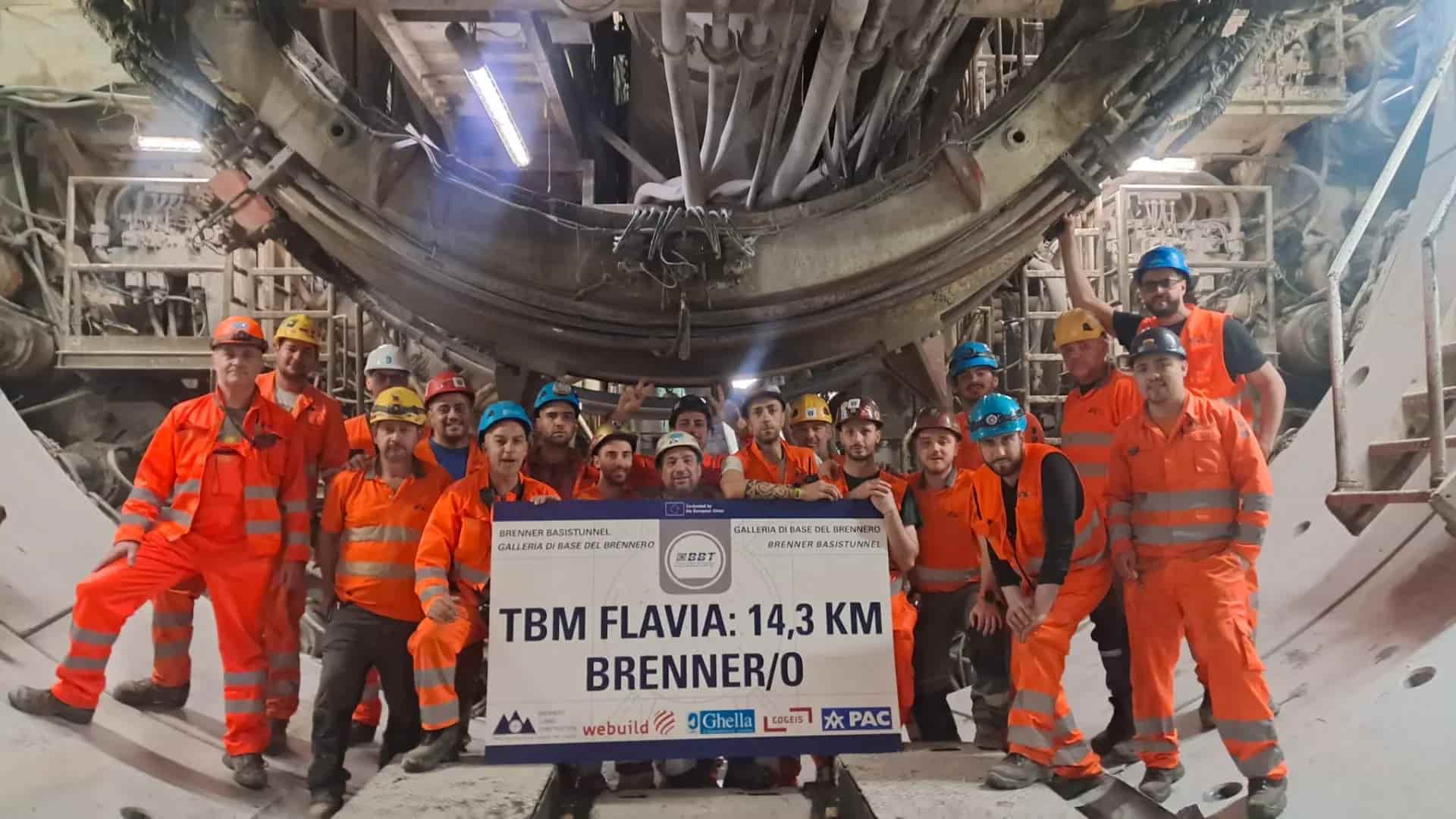 Webuild-RFI: ultimati i lavori di scavo meccanizzato in Italia per la Galleria di Base del Brennero