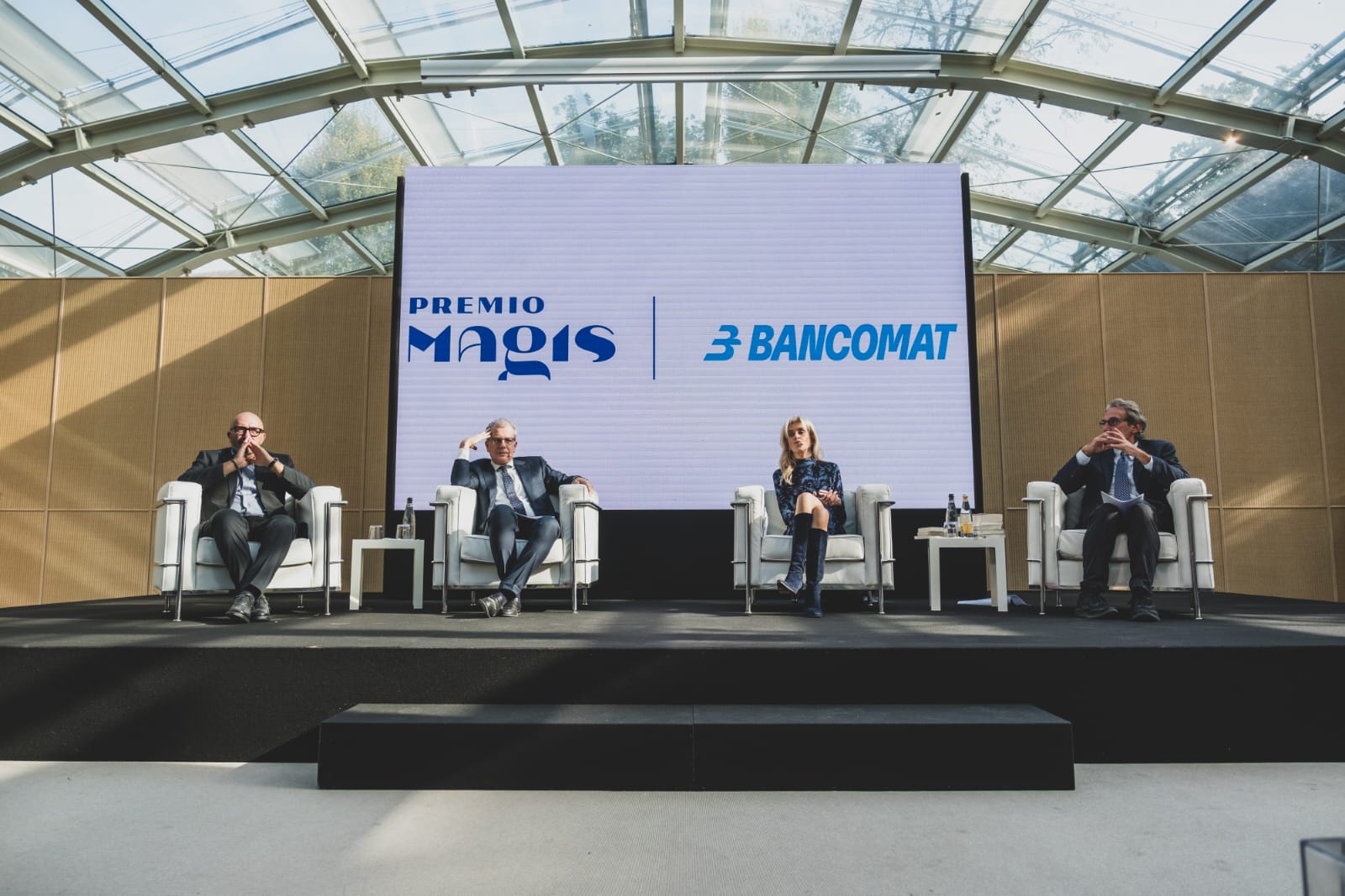 Annuncio dei finalisti del Premio Magis BANCOMAT per la narrativa italiana