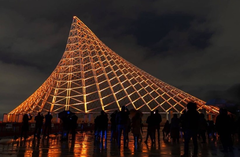 L’illuminazione della Vela di Calatrava è la migliore al mondo