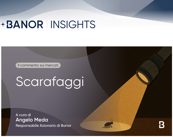 Il commento sui mercati di Angelo Meda: GLI SCARAFAGGI